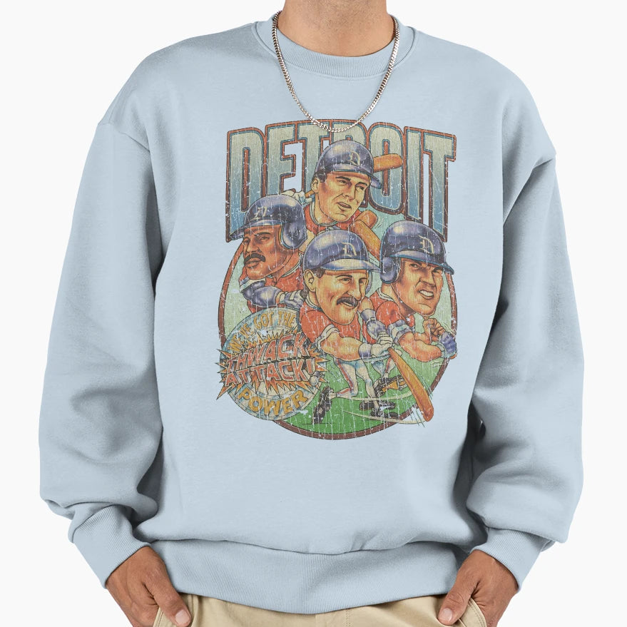 Detroit Thwack Attack 1993 Sweatshirt - Graphic Print Unisex - T-Shirt, Sweatshirt, Hoodie