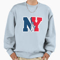 Ny Logo Featuring Statue Liberty Sweatshirt - Casual Everyday Wear Unisex - T-Shirt, Sweatshirt, Hoodie