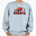 314 St Louis Pride Arch Baseball Sweatshirt - Aesthetic Graphic for Adults - T-Shirt, Sweatshirt, Hoodie