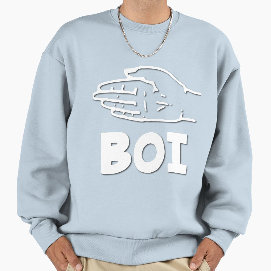 Hand Series Roasting Hand Boi Sweatshirt - Unique Graphic for Adults - T-Shirt, Sweatshirt, Hoodie