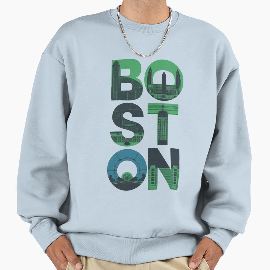 Boston Sweatshirt - Fun Novelty Design for Adults - T-Shirt, Sweatshirt, Hoodie