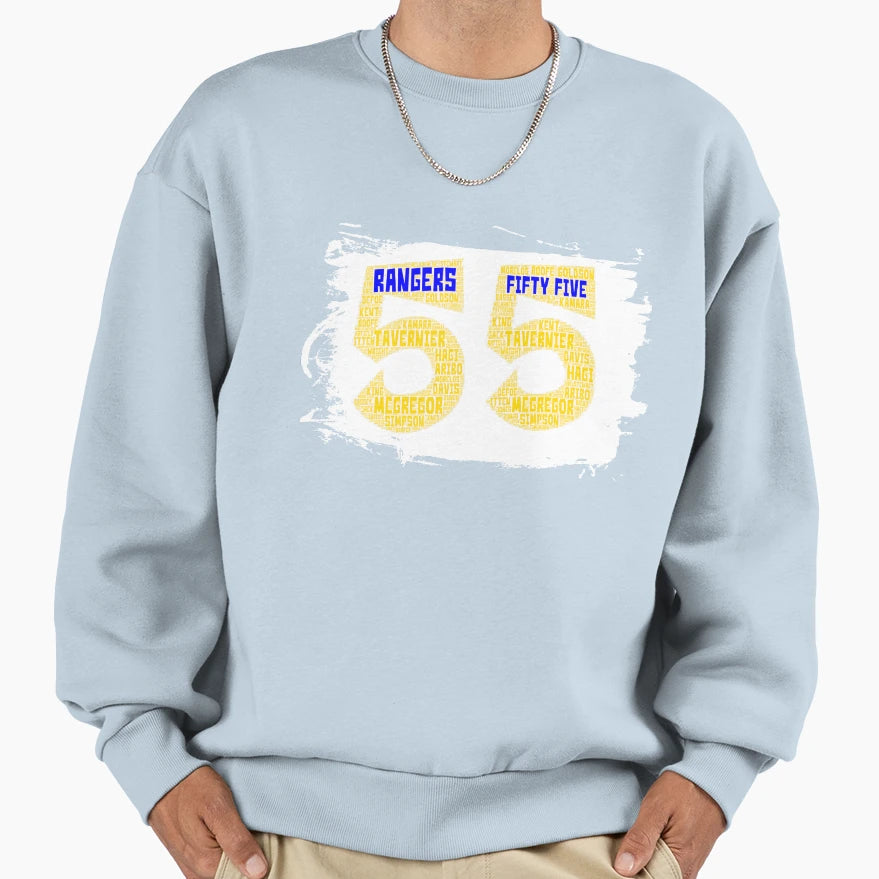 55 Titles Sweatshirt - Trendy Graphic for Adults - T-Shirt, Sweatshirt, Hoodie