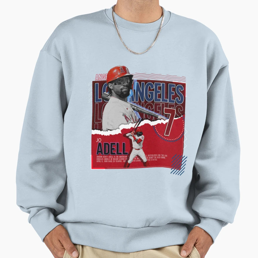 Jo Adell Baseball Sweatshirt - Casual Everyday Wear Men Women - T-Shirt, Sweatshirt, Hoodie