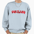 Drippy Cortland Sweatshirt - Trendy Graphic for Adults - T-Shirt, Sweatshirt, Hoodie