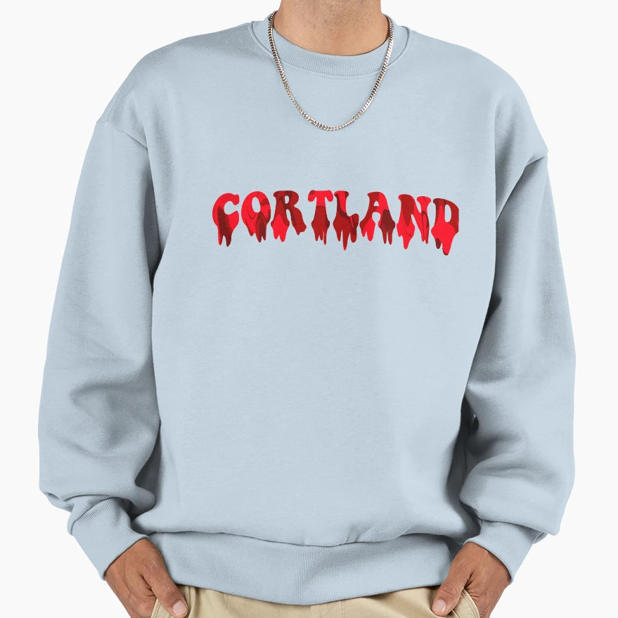 Drippy Cortland Sweatshirt - Trendy Graphic for Adults - T-Shirt, Sweatshirt, Hoodie