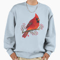 Red Cardinal Sweatshirt - Minimalist Print Men Women - T-Shirt, Sweatshirt, Hoodie