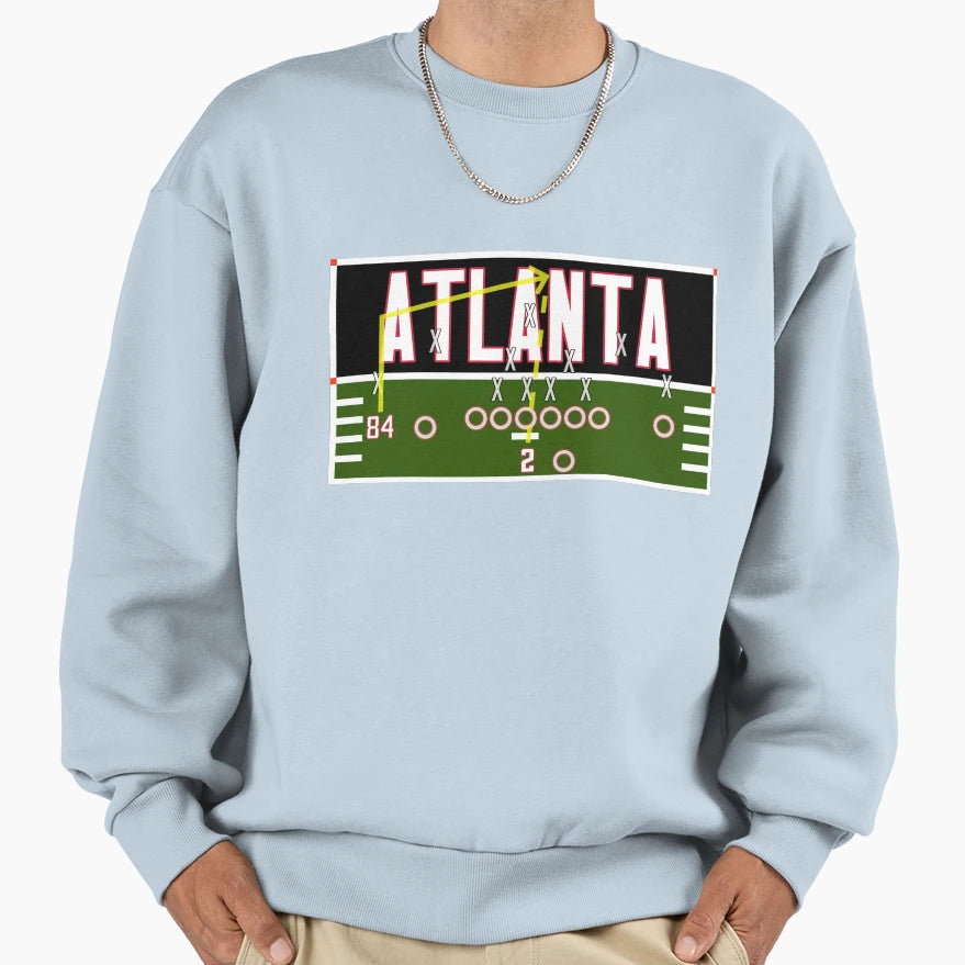 Atlanta Touchdown Sweatshirt - Aesthetic Graphic for Adults - T-Shirt, Sweatshirt, Hoodie