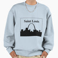 Saint Louis Silhouette Sweatshirt - Casual Everyday Wear Men Women - T-Shirt, Sweatshirt, Hoodie