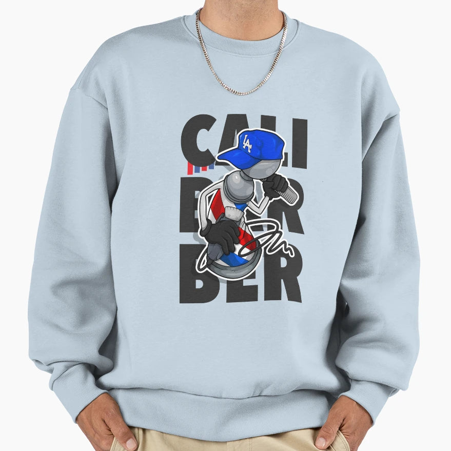 California Barber Pole Sweatshirt - Streetwear Style for Adults - T-Shirt, Sweatshirt, Hoodie