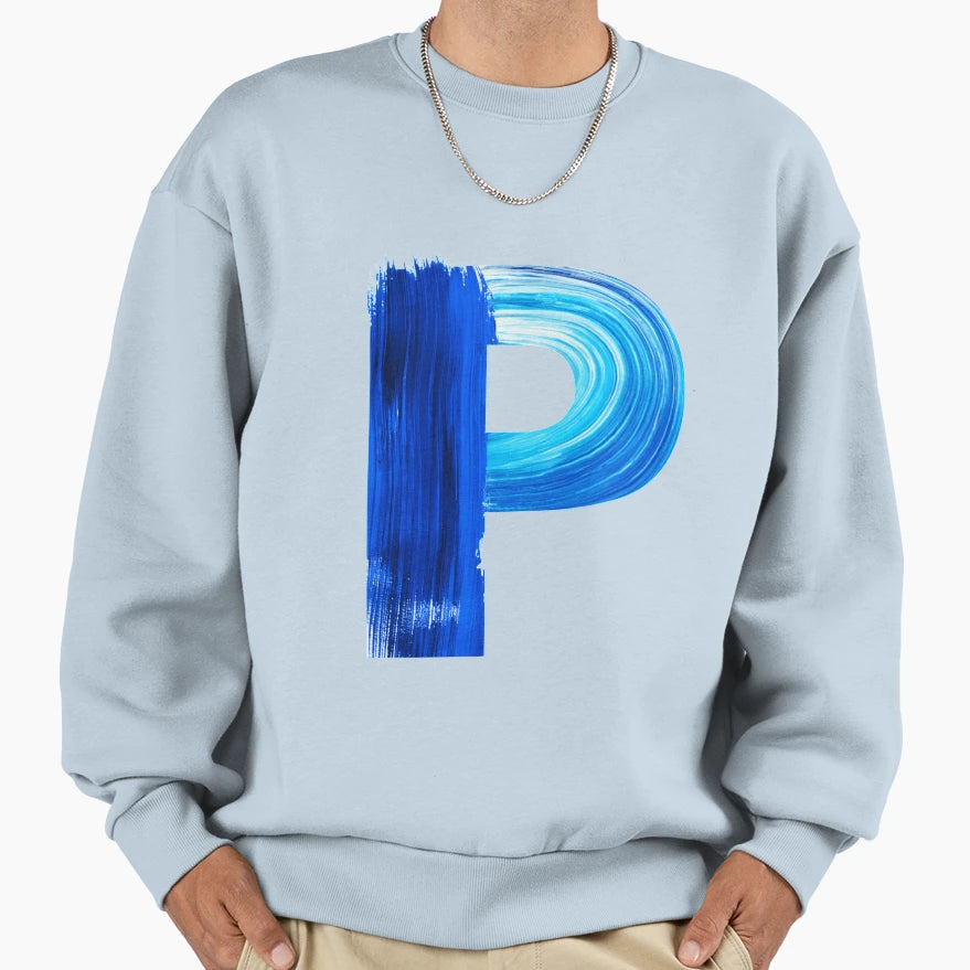 Letter P Sweatshirt - Fun Novelty Design Unisex - T-Shirt, Sweatshirt, Hoodie