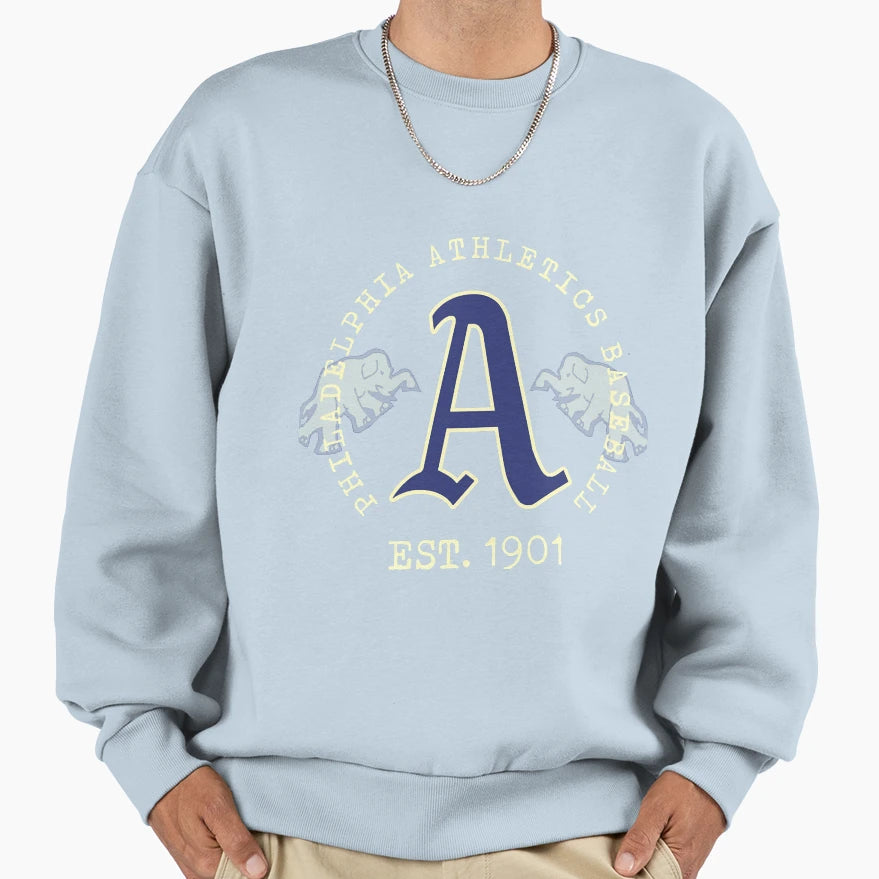 Philadelphia Athletics Sweatshirt - Custom Art Print Men Women - T-Shirt, Sweatshirt, Hoodie