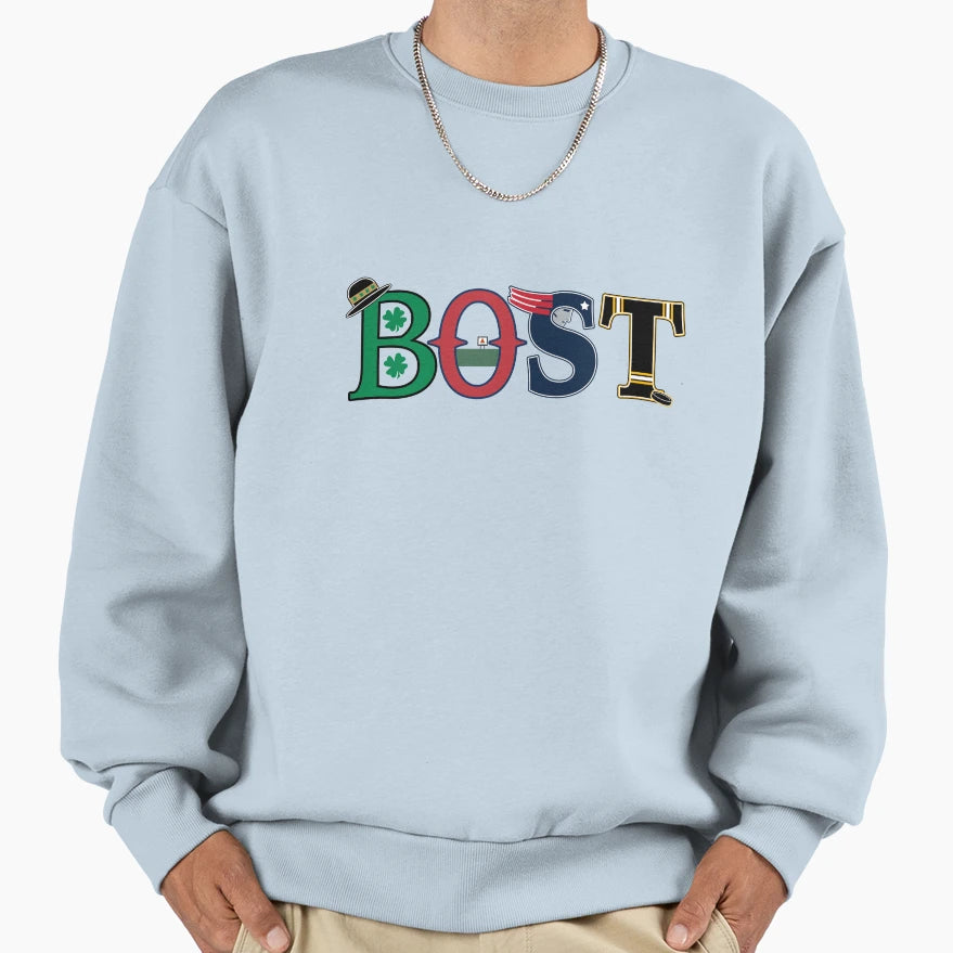 Boston City Sweatshirt - Unique Graphic Men Women - T-Shirt, Sweatshirt, Hoodie