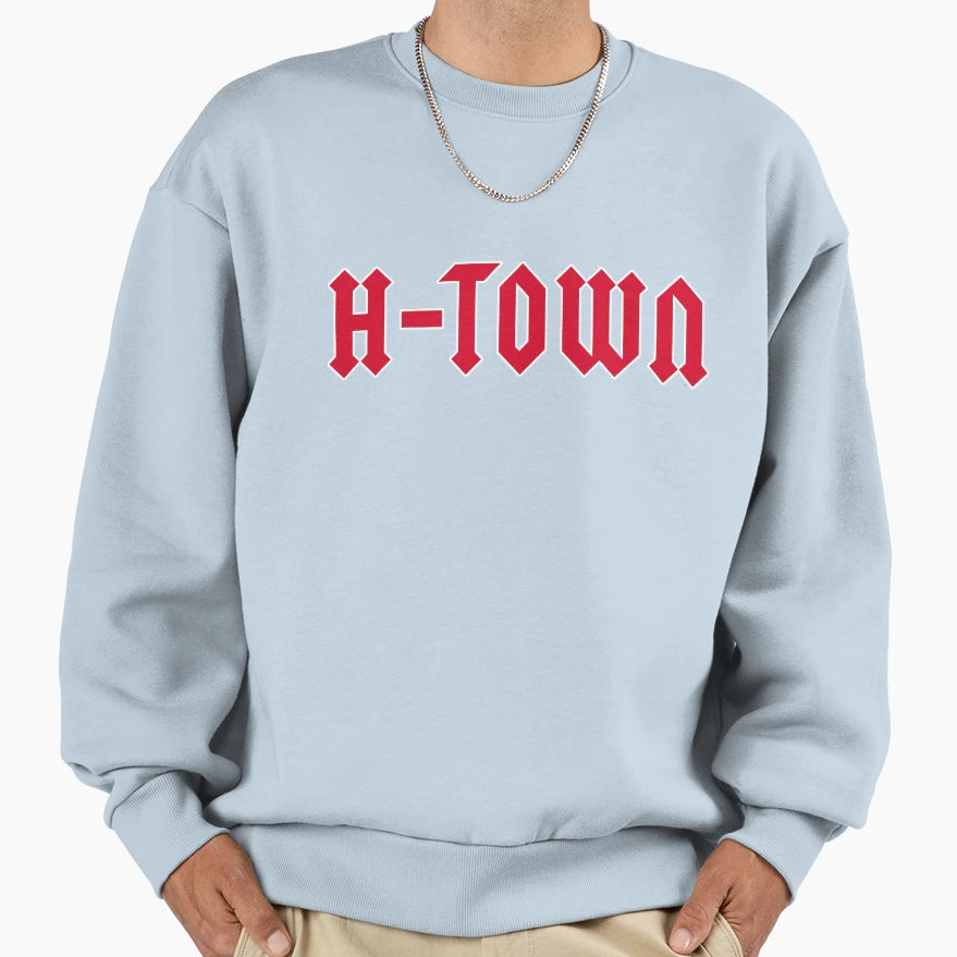 Texans H Town Sweatshirt - Minimalist Print for Adults - T-Shirt, Sweatshirt, Hoodie