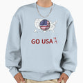 Baseball Go Usa Cheer And Sweatshirt - Casual Everyday Wear Men Women - T-Shirt, Sweatshirt, Hoodie