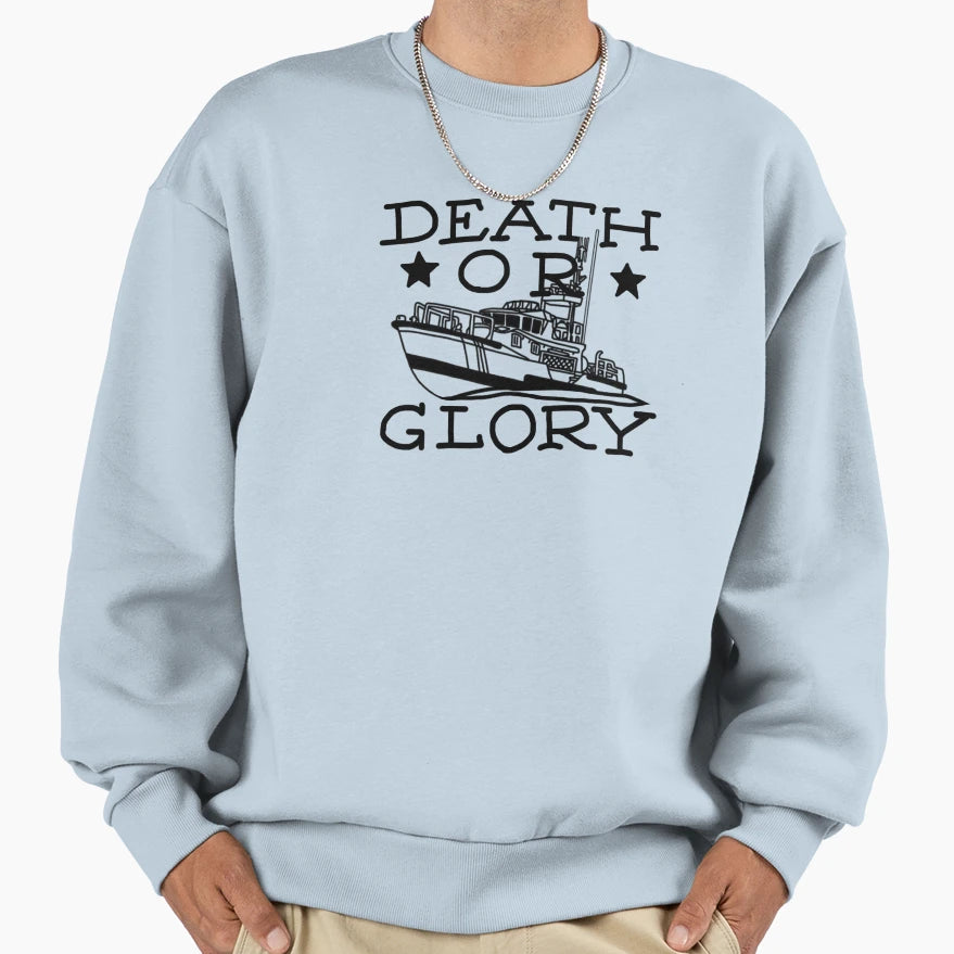 Death Or Glory 47 Mlb B W Sweatshirt - Minimalist Print Unisex - T-Shirt, Sweatshirt, Hoodie