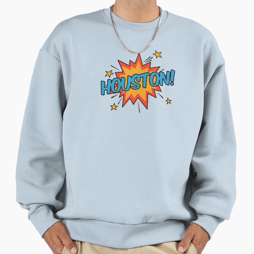 Houston Sweatshirt - Trendy Graphic for Adults - T-Shirt, Sweatshirt, Hoodie