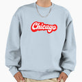 Chicago Script Sweatshirt - Casual Everyday Wear Unisex - T-Shirt, Sweatshirt, Hoodie