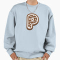 Gingerbread Letter P Monogram Winter Sweatshirt - Custom Art Print Unisex - T-Shirt, Sweatshirt, Hoodie