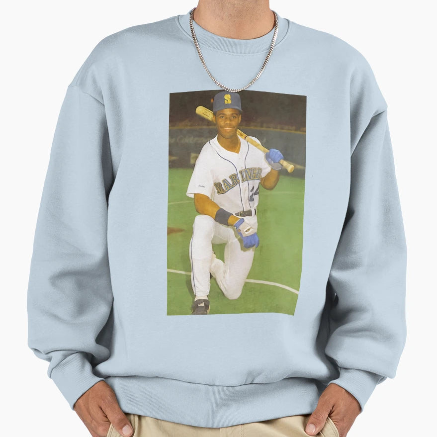 Ken Griffey Jr 24 Retrocolor Sweatshirt - Novelty Apparel for Adults - T-Shirt, Sweatshirt, Hoodie