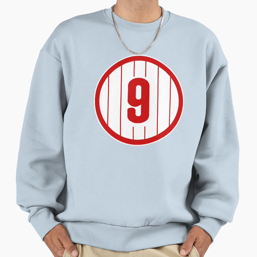 Retire Number 9 Philadelphia And T-Shirt - Custom Art Print Unisex - T-Shirt, Sweatshirt, Hoodie
