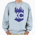 Kc Skyline Blue Sweatshirt - Unique Graphic for Adults - T-Shirt, Sweatshirt, Hoodie