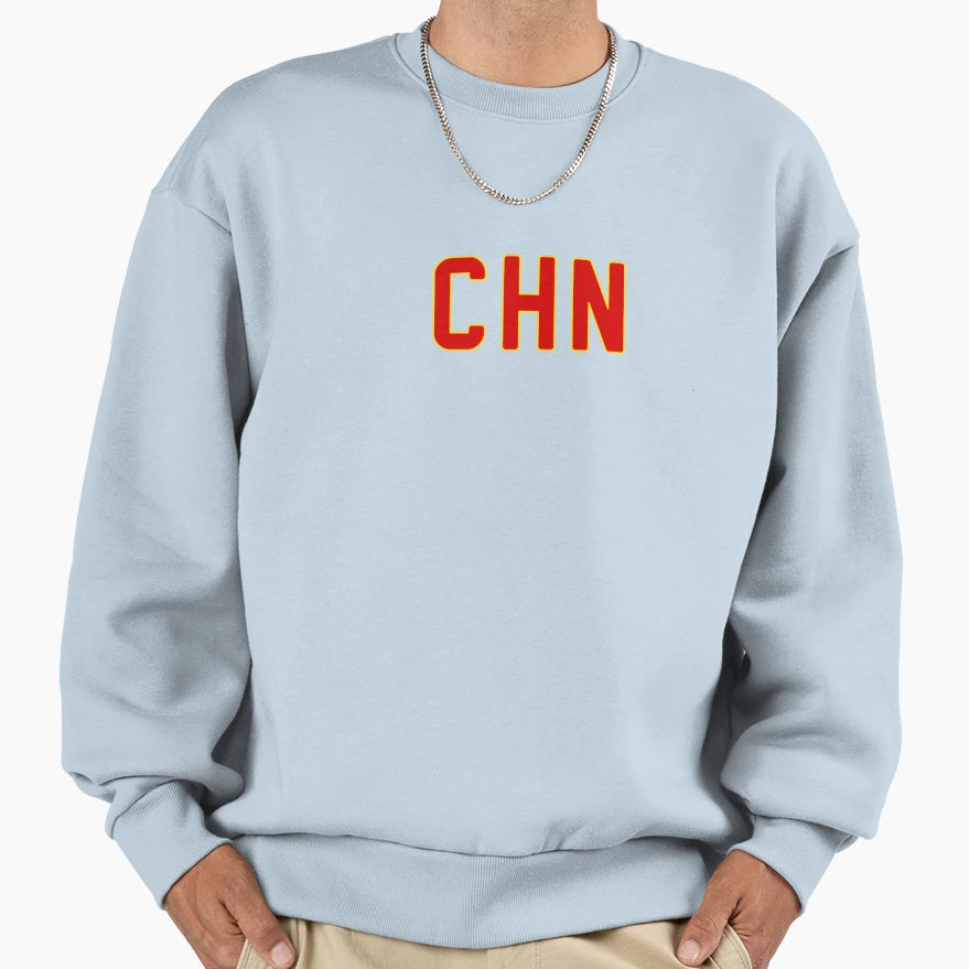 Chn China Red Gold Sweatshirt - Casual Everyday Wear for Adults - T-Shirt, Sweatshirt, Hoodie