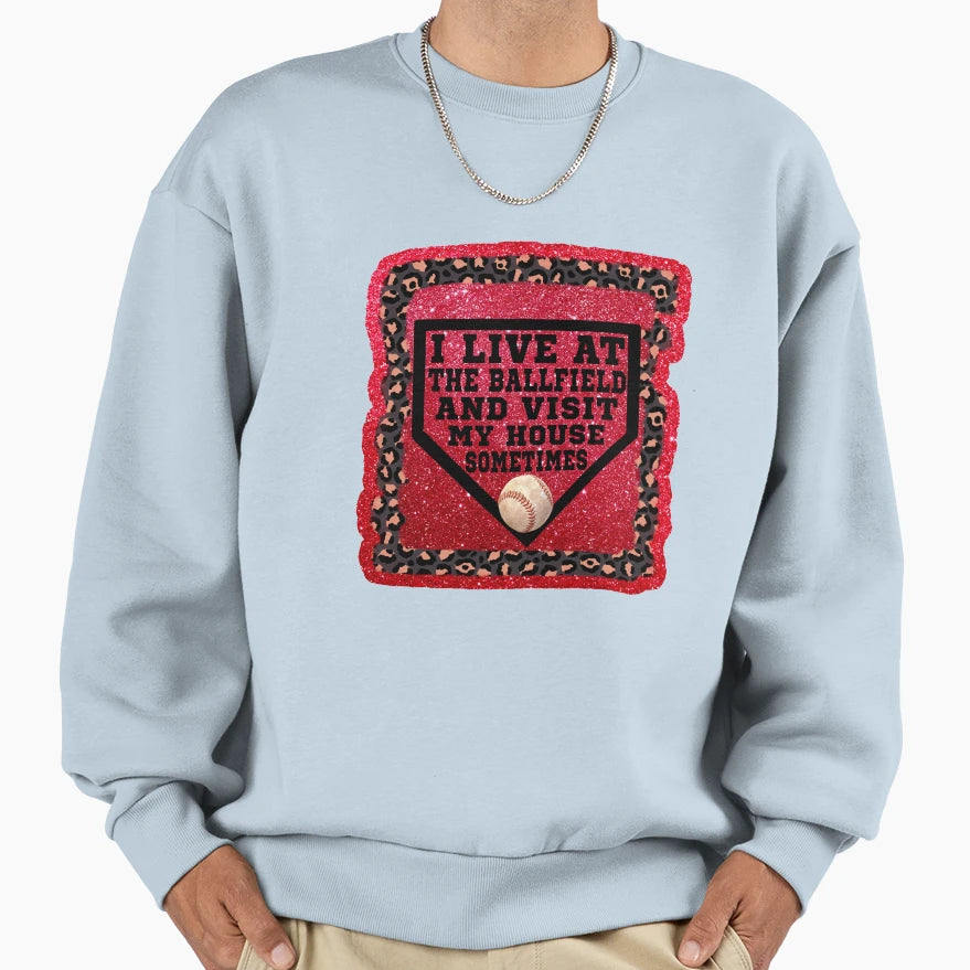 Funny Baseball Sweatshirt - Casual Everyday Wear Men Women - T-Shirt, Sweatshirt, Hoodie