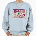 Hardwood Baller Classics Patch Sweatshirt - Aesthetic Graphic Men Women - T-Shirt, Sweatshirt, Hoodie