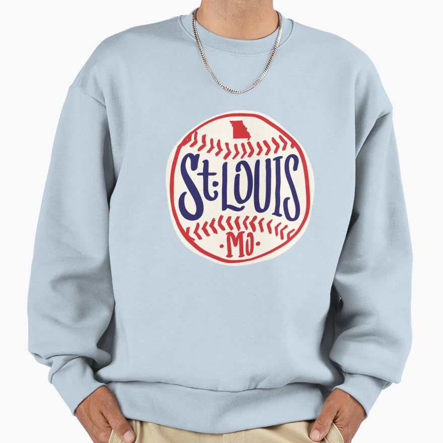St Louis Missouri Hand Drawn Sweatshirt - Casual Everyday Wear for Adults - T-Shirt, Sweatshirt, Hoodie