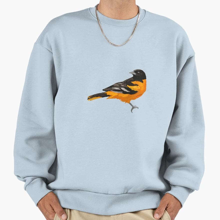 Baltimore Oriole Sweatshirt - Aesthetic Graphic Unisex - T-Shirt, Sweatshirt, Hoodie