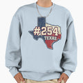 Texas 254 T-Shirt - Fun Novelty Design for Adults - T-Shirt, Sweatshirt, Hoodie