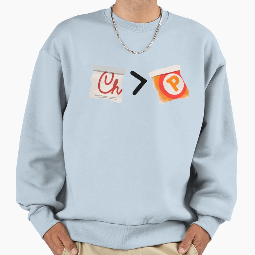 Cfa Vs Popeye Sweatshirt - Fun Novelty Design Unisex - T-Shirt, Sweatshirt, Hoodie