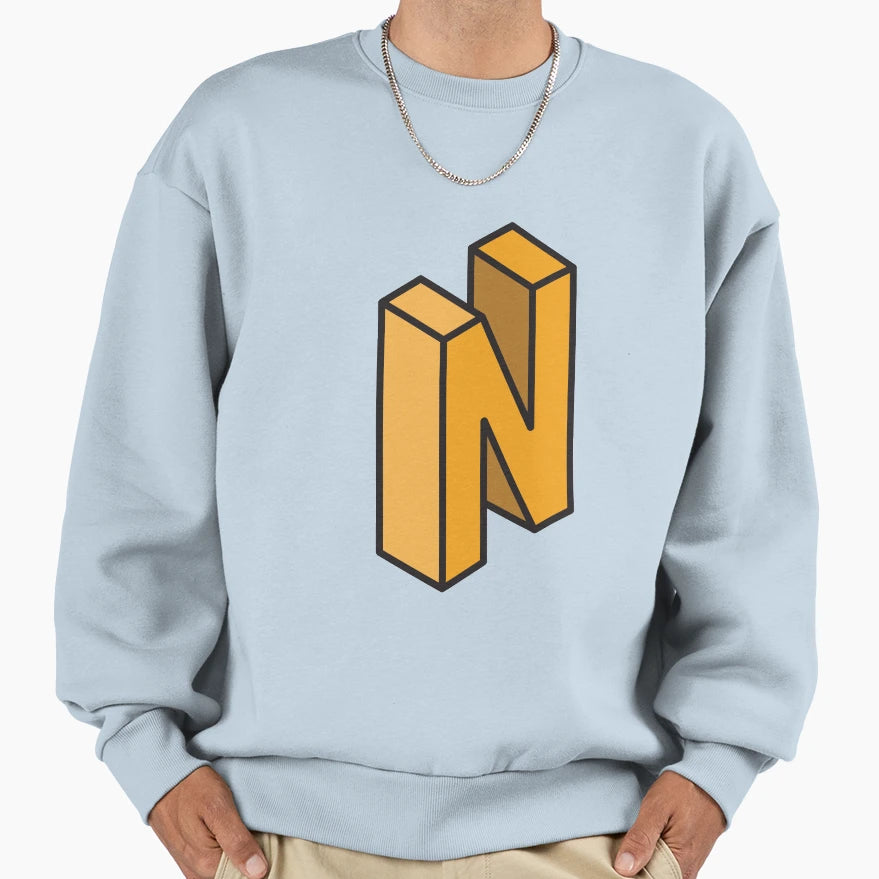 Letter N Sweatshirt - Fun Novelty Design Unisex - T-Shirt, Sweatshirt, Hoodie