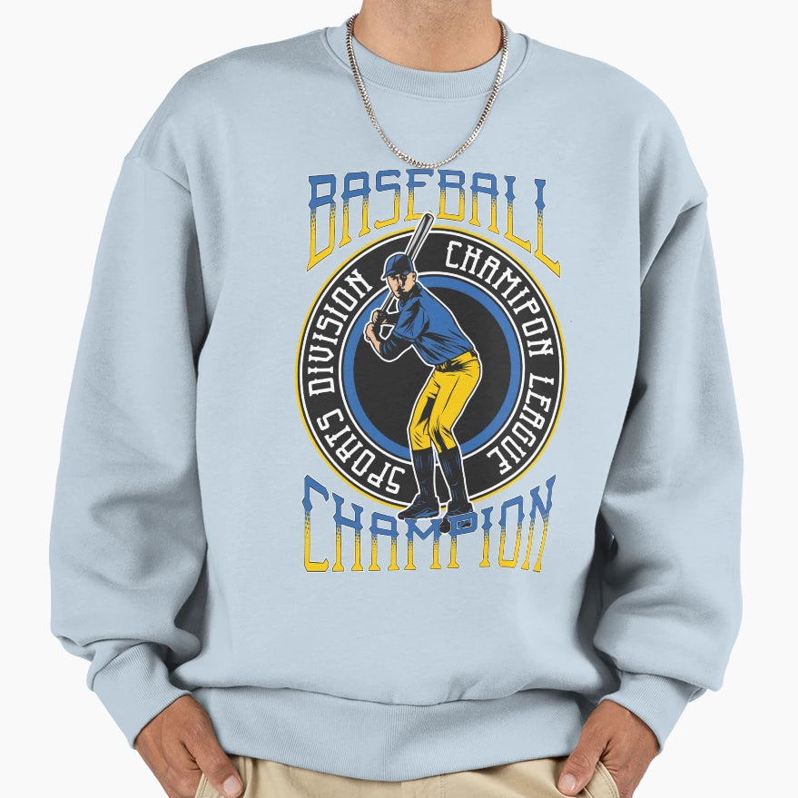 Doodle Baseball Sweatshirt - Streetwear Style Men Women - T-Shirt, Sweatshirt, Hoodie