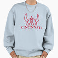 Cincinnati Viking Helmet Sweatshirt - Fun Novelty Design for Adults - T-Shirt, Sweatshirt, Hoodie