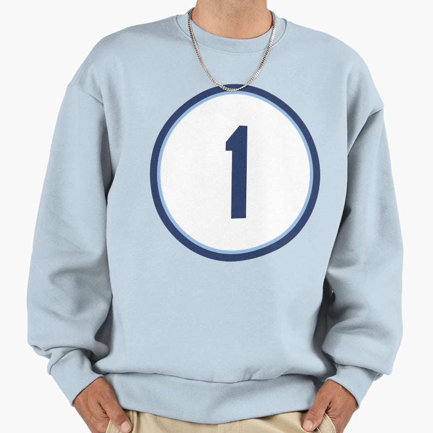 Willy Adames 1 Jersey Number Sweatshirt - Unique Graphic for Adults - T-Shirt, Sweatshirt, Hoodie