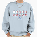 Whats Number Boston Sweatshirt - Trendy Graphic for Adults - T-Shirt, Sweatshirt, Hoodie
