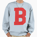 Alphabet Red B Sports Letter B Sweatshirt - Unique Graphic Unisex - T-Shirt, Sweatshirt, Hoodie