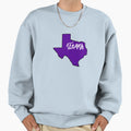 Purple Texas Sweatshirt - Unique Graphic Men Women - T-Shirt, Sweatshirt, Hoodie