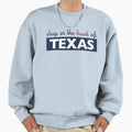 Red And Blue Deep Heart Texas Sweatshirt - Unique Graphic Unisex - T-Shirt, Sweatshirt, Hoodie