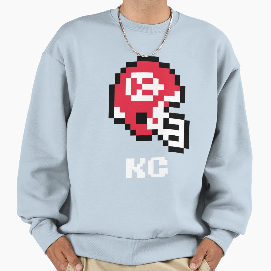 Kansas City Chiefs Tecmo Super Bowl Sweatshirt - Minimalist Print Unisex - T-Shirt, Sweatshirt, Hoodie