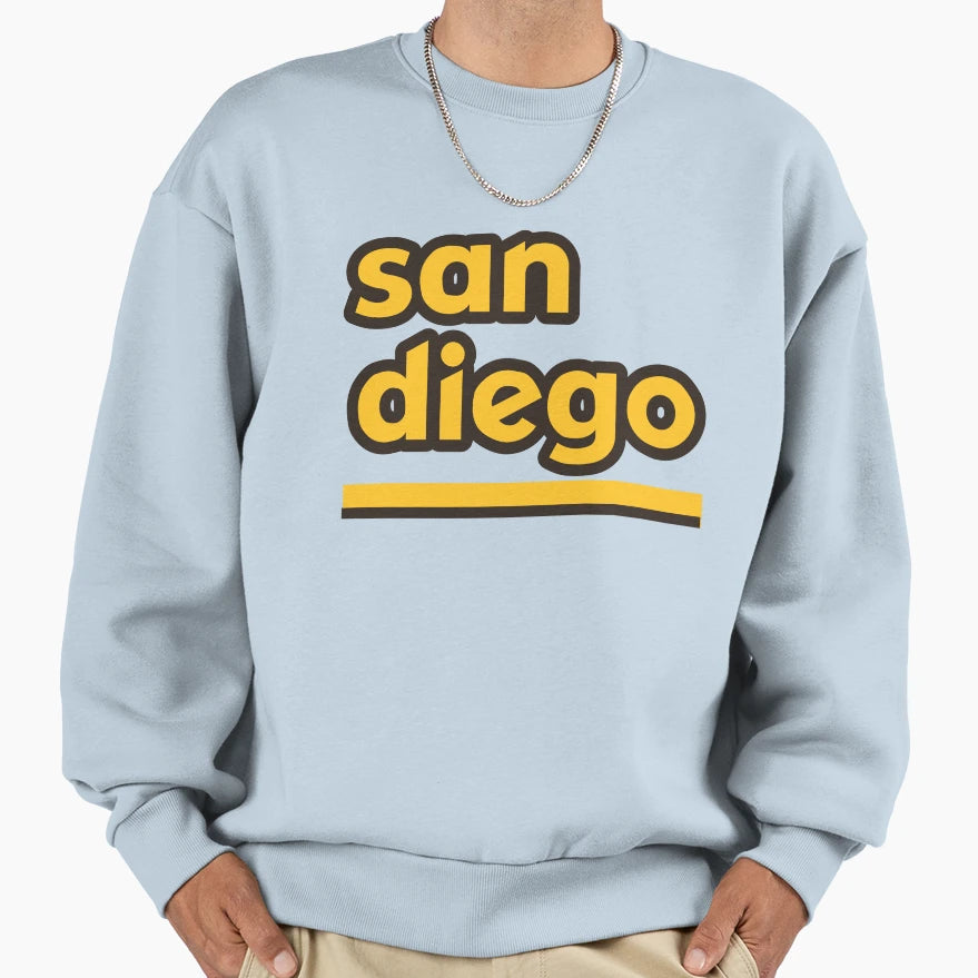 San Diego Sweatshirt - Graphic Print Men Women - T-Shirt, Sweatshirt, Hoodie