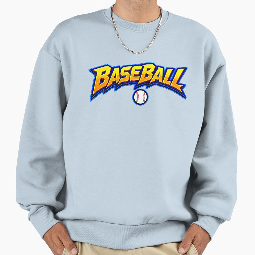 Baseball Sweatshirt - Novelty Apparel Unisex - T-Shirt, Sweatshirt, Hoodie