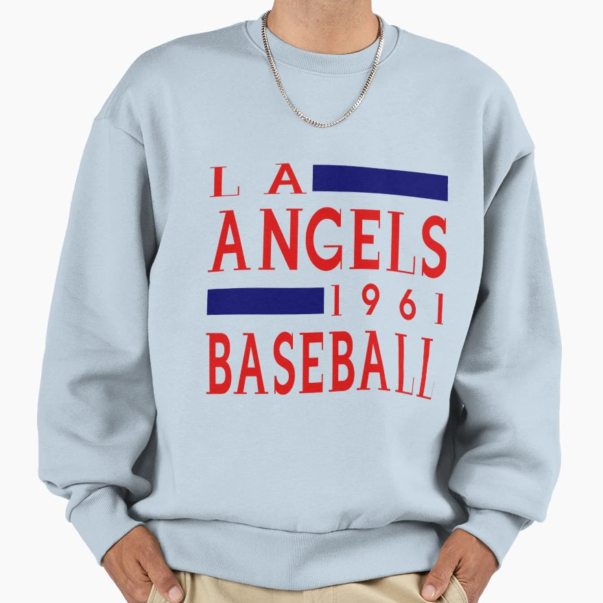 La Angels Baseball Sweatshirt - Unique Graphic Unisex - T-Shirt, Sweatshirt, Hoodie