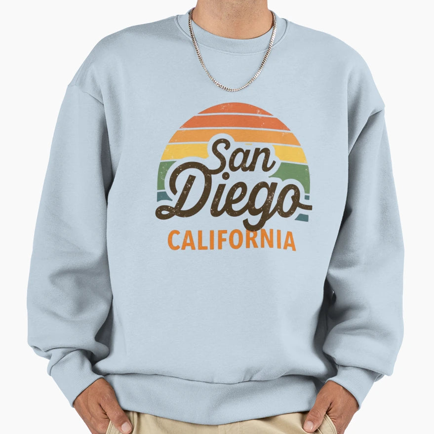 San Diego Sun Sweatshirt - Streetwear Style Men Women - T-Shirt, Sweatshirt, Hoodie