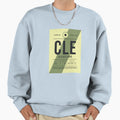 Luggage Tag E Cle Cleveland Usa Sweatshirt - Unique Graphic Unisex - T-Shirt, Sweatshirt, Hoodie