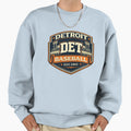Detroit Baseball Badge Motor City Det T-Shirt - Minimalist Print Unisex - T-Shirt, Sweatshirt, Hoodie