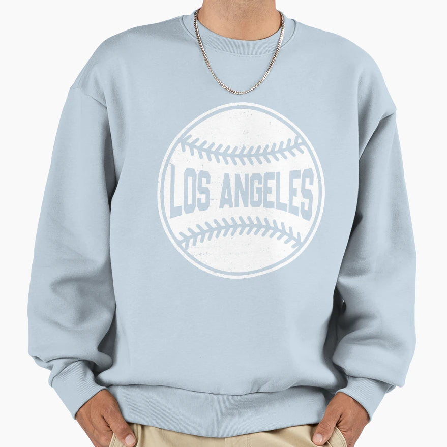 Los Angeles City Baseball Lover Sweatshirt - Unique Graphic Men Women - T-Shirt, Sweatshirt, Hoodie
