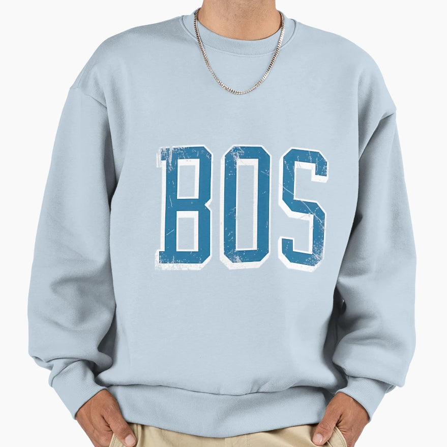 Bos Red Blue Sweatshirt - Unique Graphic for Adults - T-Shirt, Sweatshirt, Hoodie