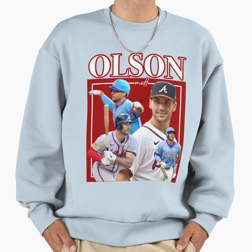 Matt Olson Sweatshirt - Graphic Print Men Women - T-Shirt, Sweatshirt, Hoodie